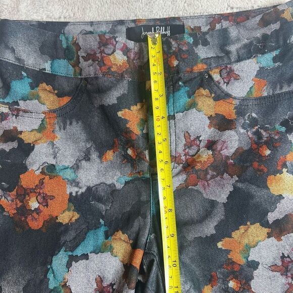 Joseph Ribkoff Pants Womens Size 8 Crop Multicolor Floral Mobwife Stretch Classi - Picture 10 of 11